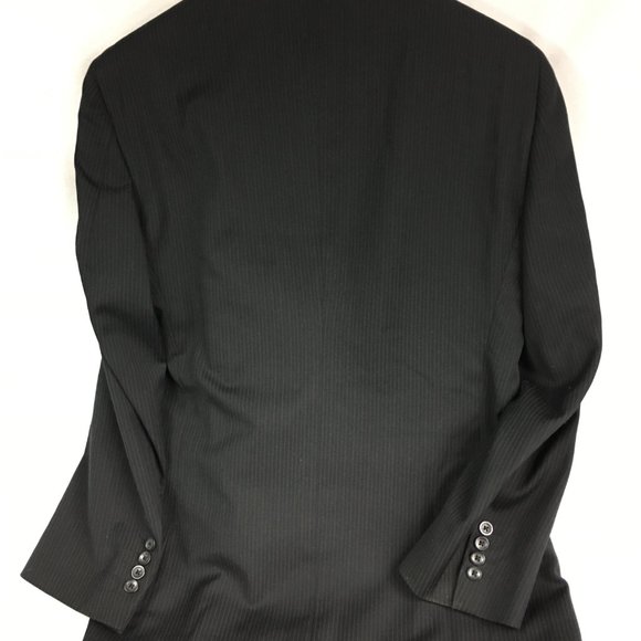 Men's Dark Grey Suit by J. Ferrar 2 Piece Size 43. - Picture 6 of 8